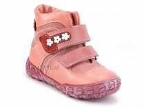 208-307,46,236,19 Тотто (Totto), ботинки демисезонние детские профилактические, байка, кожа, розовый, красный в Ижевске