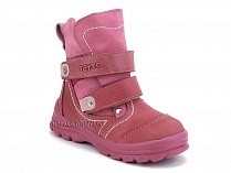 215-96,87,17 Тотто (Totto), ботинки детские зимние ортопедические профилактические, мех, нубук, кожа, розовый. в Ижевске