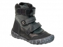 210-21,1,52Б Тотто (Totto), ботинки демисезонные утепленные, байка, черный, кожа, нубук. в Ижевске