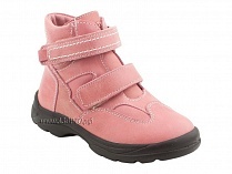 211-307 Тотто (Totto), ботинки детские зимние ортопедические профилактические, мех, кожа, розовый. в Ижевске