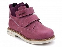 1071-10 (26-30) Миниколор (Minicolor), ботинки детские ортопедические профилактические утеплённые, кожа, флис, розовый в Ижевске