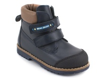 505-MSС (23-25)  Минишуз (Minishoes), ботинки ортопедические профилактические, демисезонные неутепленные, кожа, темно-синий в Ижевске