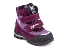 5008-15 (21-25) Кидмен (Kidmen), ботинки ортопедические профилактические, демисезонные утепленные, мембрана, нубук, байка, фиолетовый в Ижевске