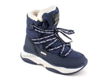 А45-157 Сурсил (Sursil-Ortho), ботинки детские зимние ортопедические профилактические, натуральныя шерсть, искуственная кожа, мембрана, темно-синий в Ижевске