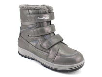 А35-100-4 Сурсил (Sursil-Ortho), ботинки подростковые ортопедические с высоким берцем, зимние,  шерсть, кожа, текстиль, серый в Ижевске
