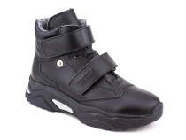 3541-131 Тотто (Totto), ботинки детские утепленные ортопедические профилактические, кожа, байка, чёрный в Ижевске