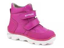 BL-271(55) Боттилини (Bottilini), ботинки  детские демисезонные  ортопедические профилактические, кожа, байка, фуксия в Ижевске