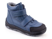 2458-702 Тотто (Totto), ботинки детские утепленные ортопедические профилактические, кожа, джинс в Ижевске