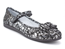 36-250 Азрашуз (Azrashoes), туфли подростковые ортопедические профилактические, кожа, черный, серебро в Ижевске