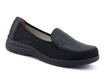 84-122-22-402/30 Рикосс (Ricoss) туфли для взрослых, текстиль, кожа, черный, полнота 9 в Ижевске