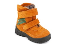 203-85,044 Тотто (Totto), ботинки зимние, оранжевый, зеленый, натуральный мех, замша. в Ижевске