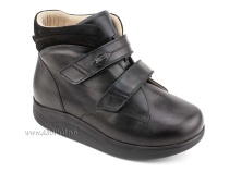 141606W Сурсил-Орто (Sursil-Ortho), ботинки для взрослых, ригидная подошва, диабетическая подкладка, кожа, нубук, черный, полнота 11 в Ижевске