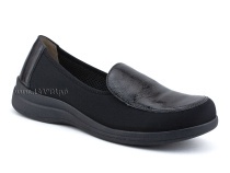 84-52Т-22-402/30 Рикосс (Ricoss) туфли для взрослых, кожа, лак, текстиль, черный, полнота 9 в Ижевске