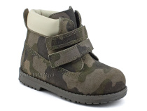 505 Х(23-25) Минишуз (Minishoes), ботинки ортопедические профилактические, демисезонные утепленные, натуральная замша, байка, хаки, камуфляж в Ижевске